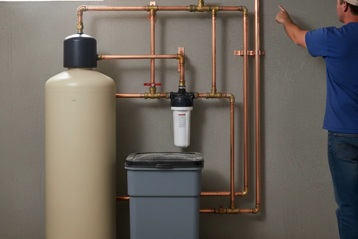 Whole-house water treatment system installed in West Mineral